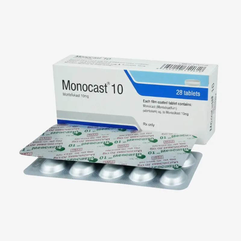 مونوكاست 10 مليجرام اقراص لعلاج الربو المزمن 10 مليجرام