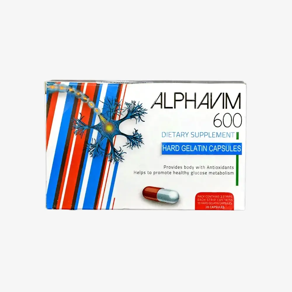 alphavim 600 mg 20 capsules - rosheta uae 600 mg