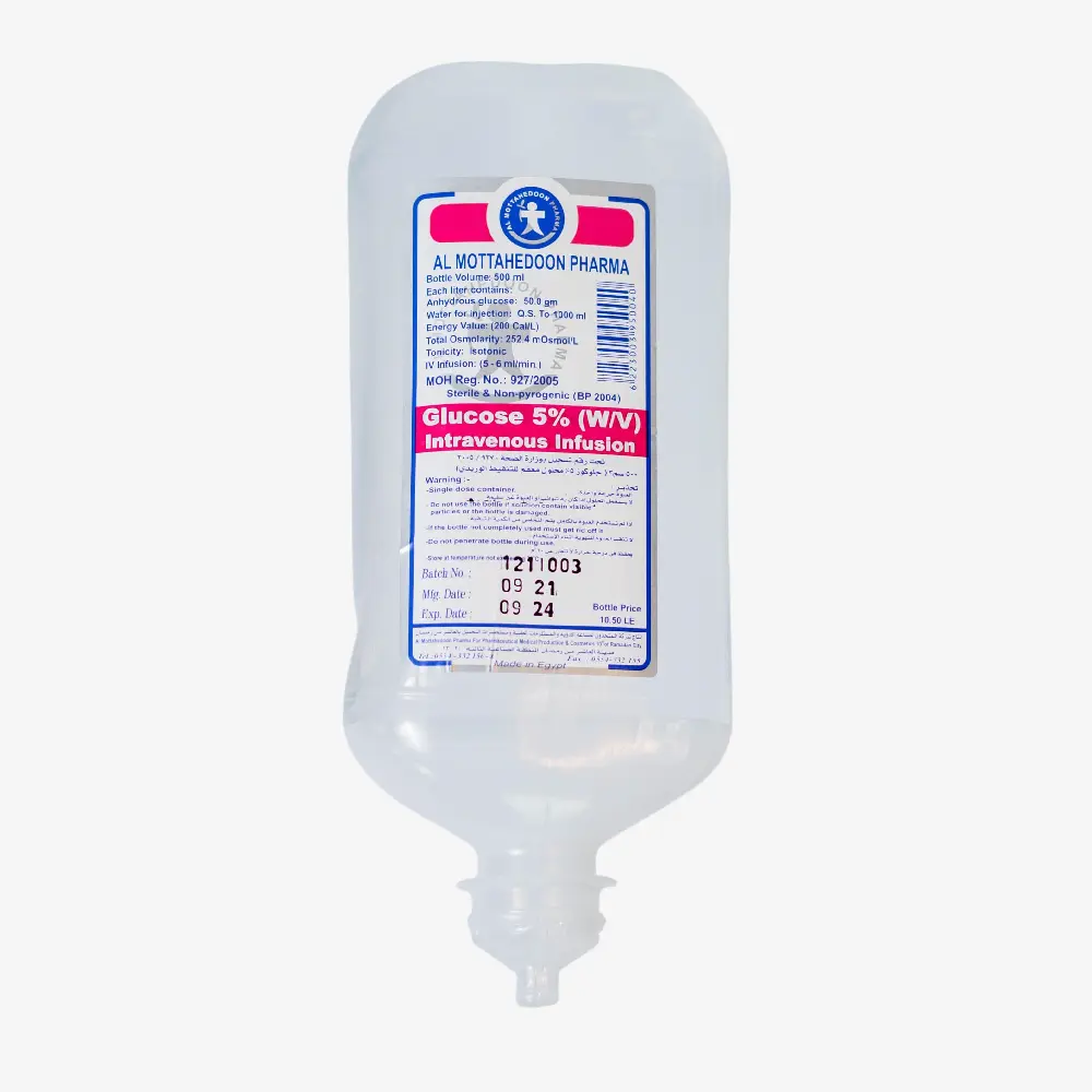 glucose almottahedoon 5% infusion 5%