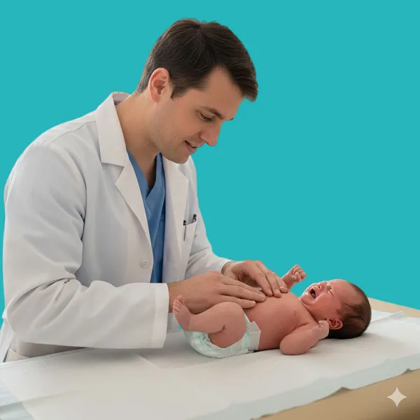 علاج الغازات عند الرضع في المنزل