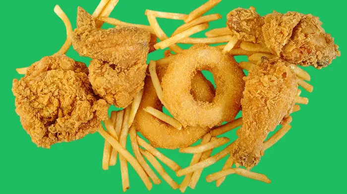 processed and fried foods