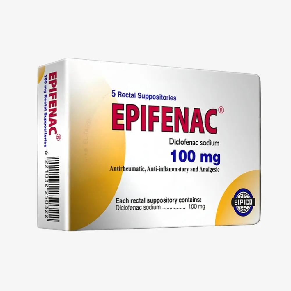 Epifenac 100 mg 5 suppositories 100mg