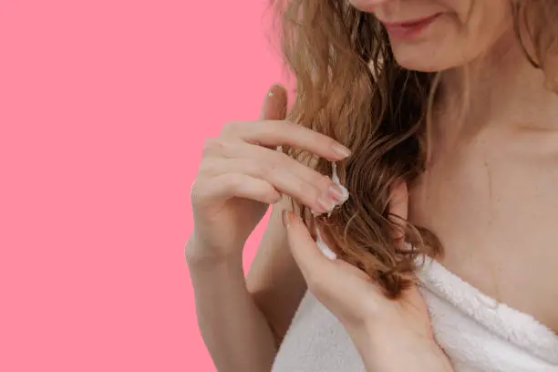 How to use a rice hair mask