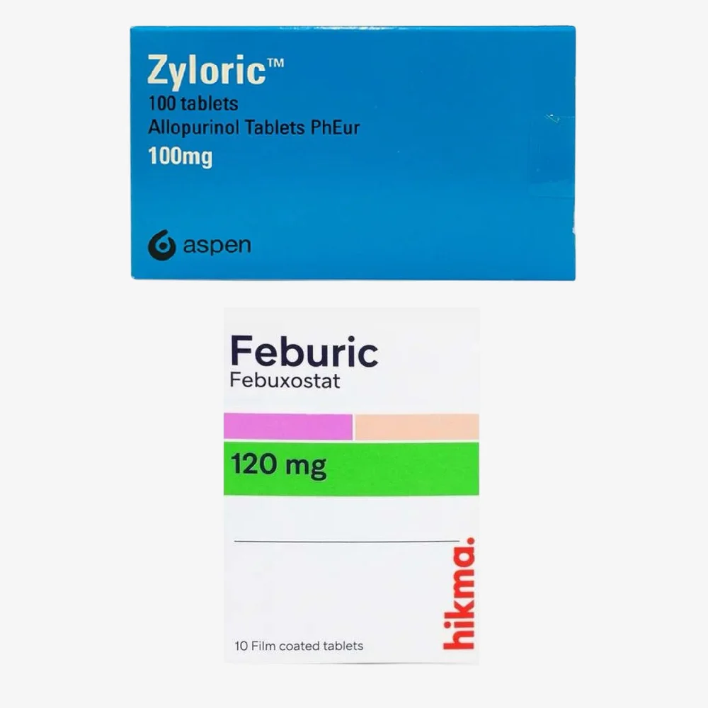 differences between zyloric and feburic and their uses 