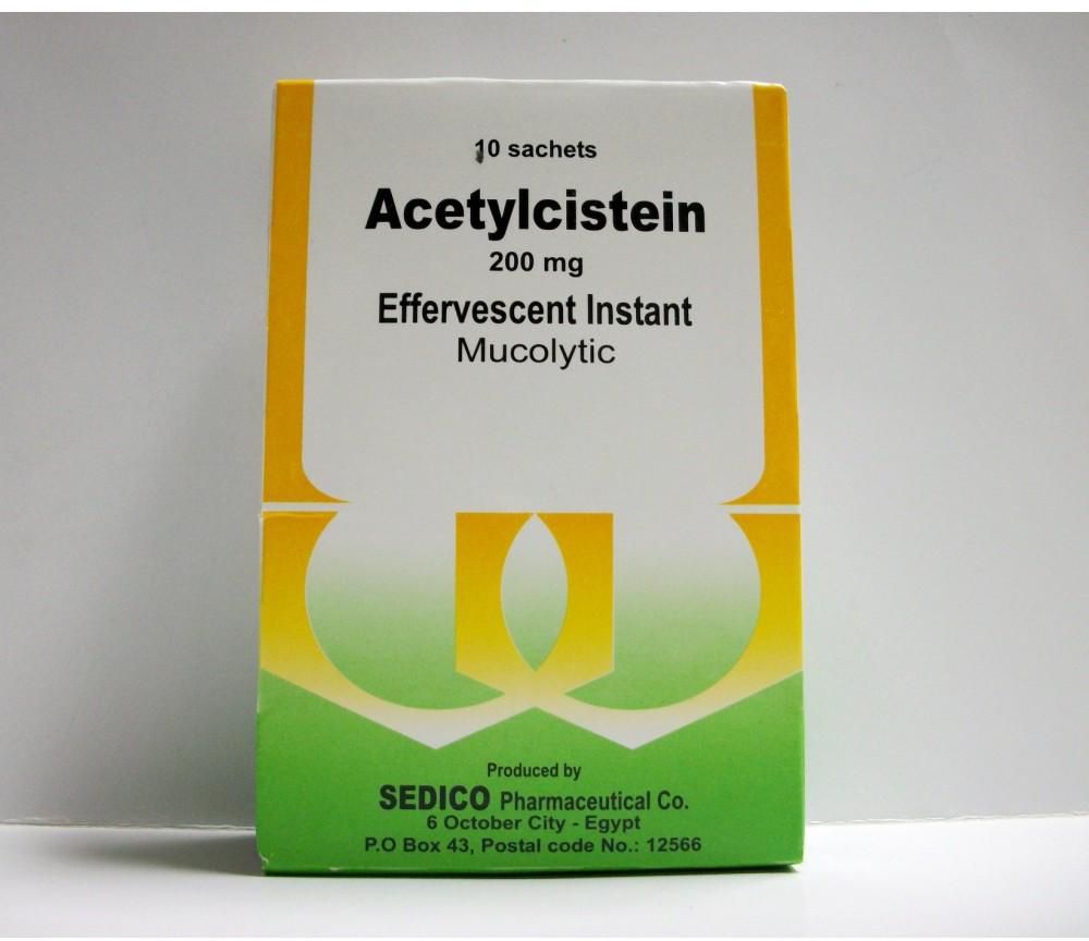 Asetilsistein 200 mg