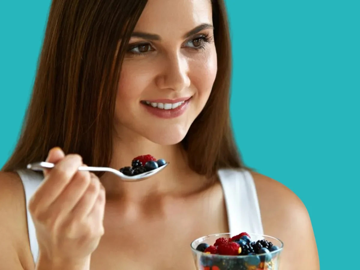 eating berries