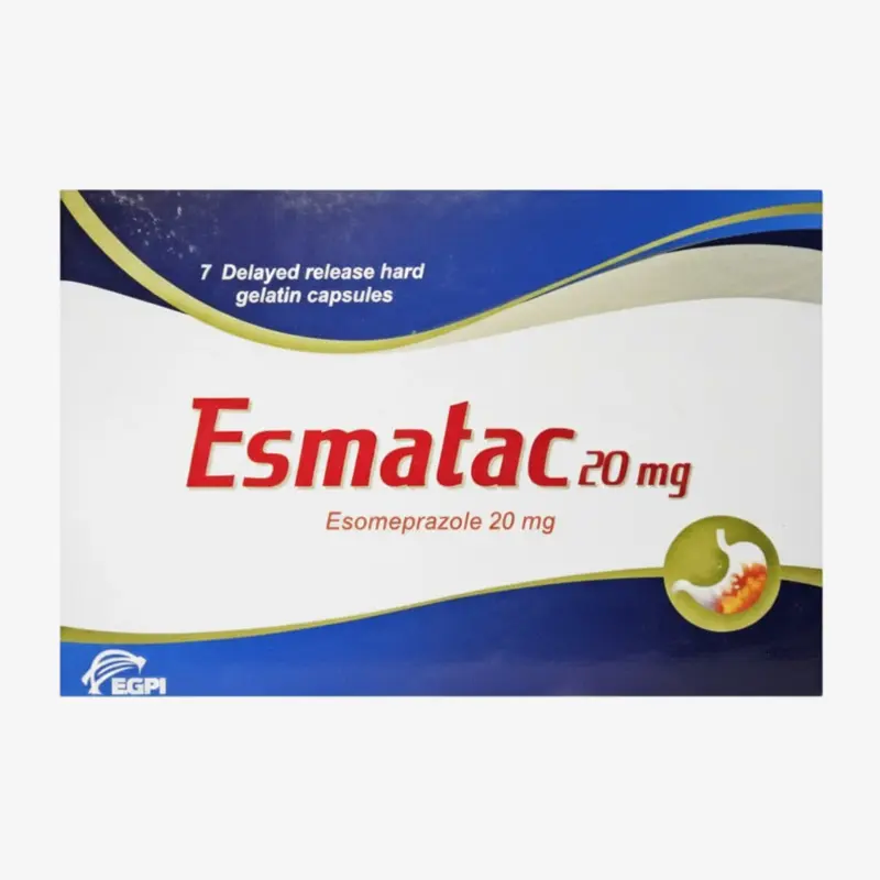 Esmatac 20 mg capsules 20mg