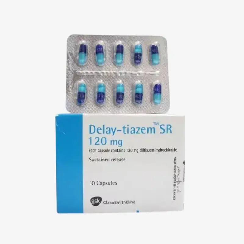 ديلاي تيازيم اس ار 120 مليجرام كبسولات 120mg