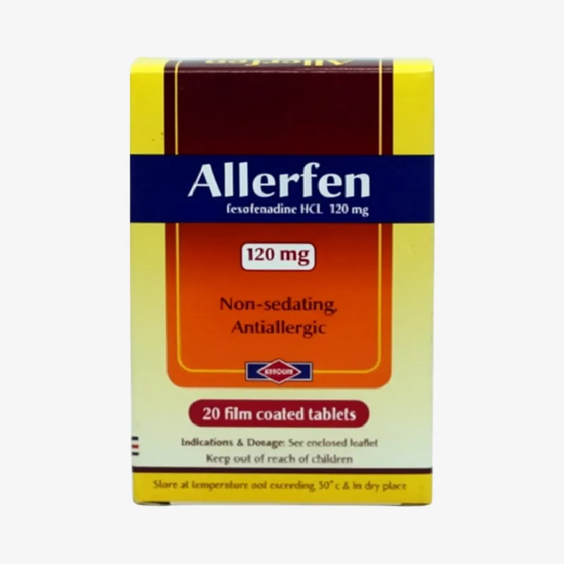allerfen 120mg tablets for allergy treatment 120mg