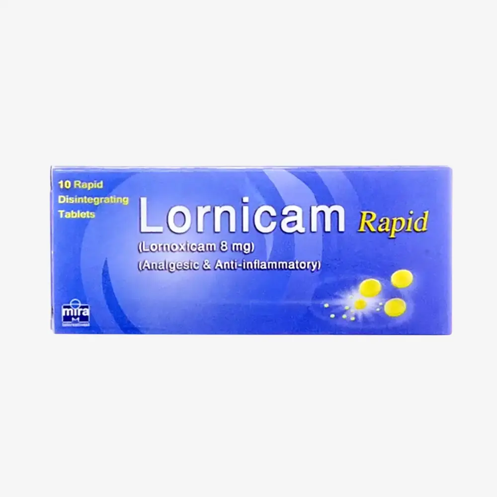 Lornicam rapid 8 mg 10 tablets 8mg