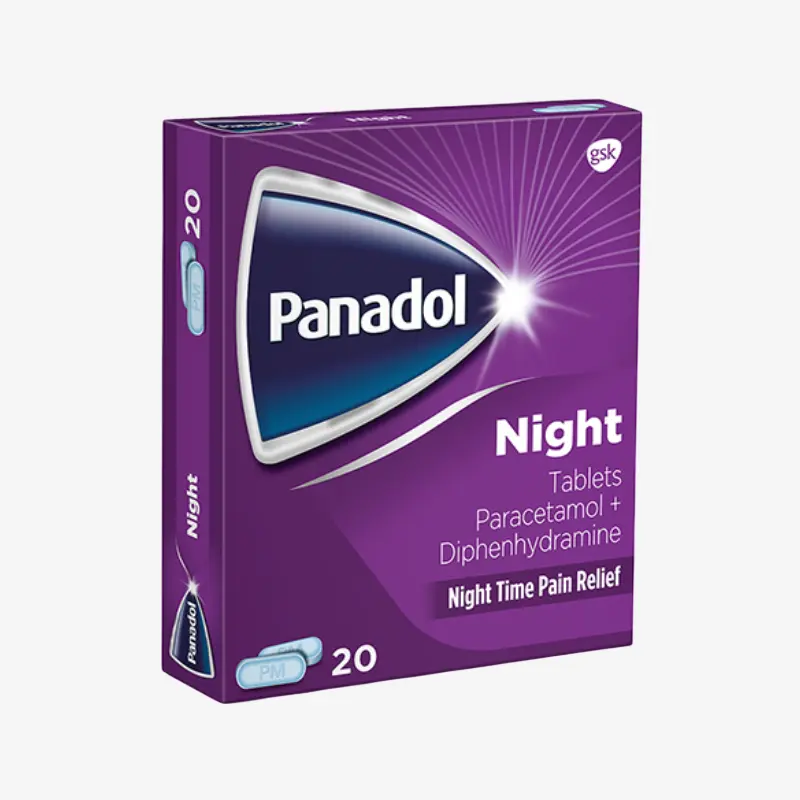 panadol night 20 tablets 