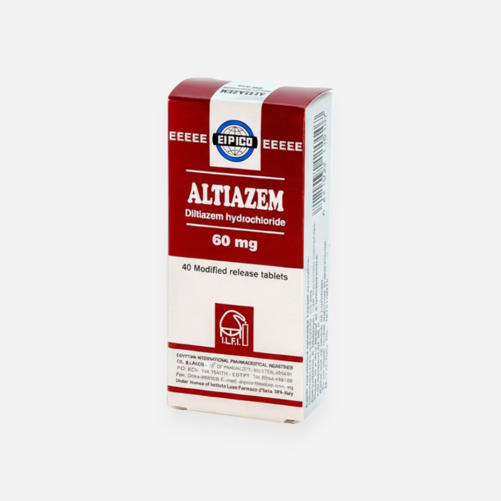 altiazem 60mg 40 tablets 60mg