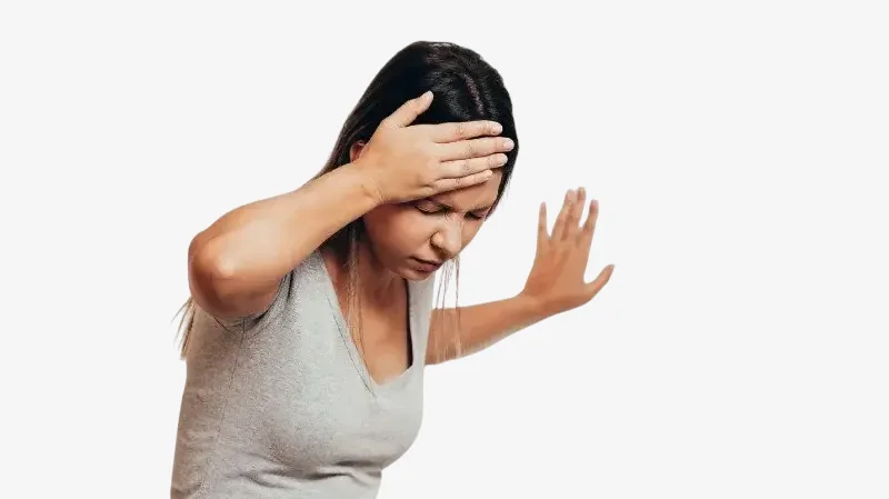 Dizziness is one of the symptoms of claustrophobia