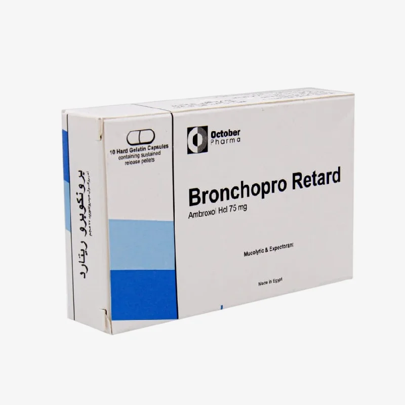 bronchopro retard 75mg capsules