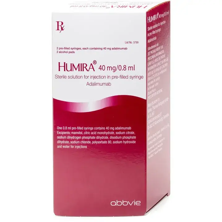 humira 40mg/0.8ml prefilled syringe 40mg/0.8ml