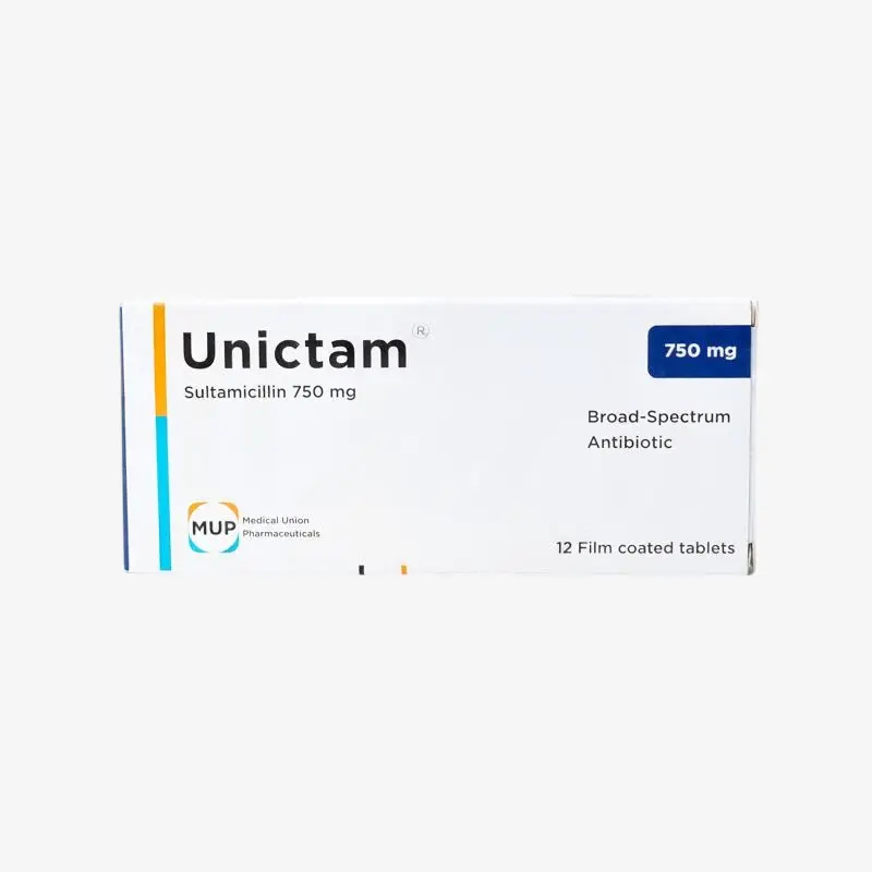 unictam 750 mg 12 tablets 750 mg