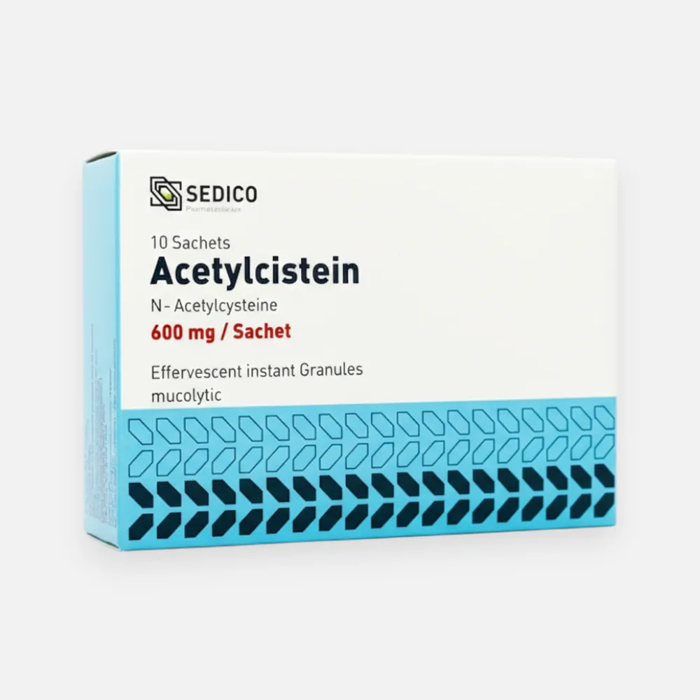 acetylcistein 600 mg 10 eff. instant gran. sachets 600mg