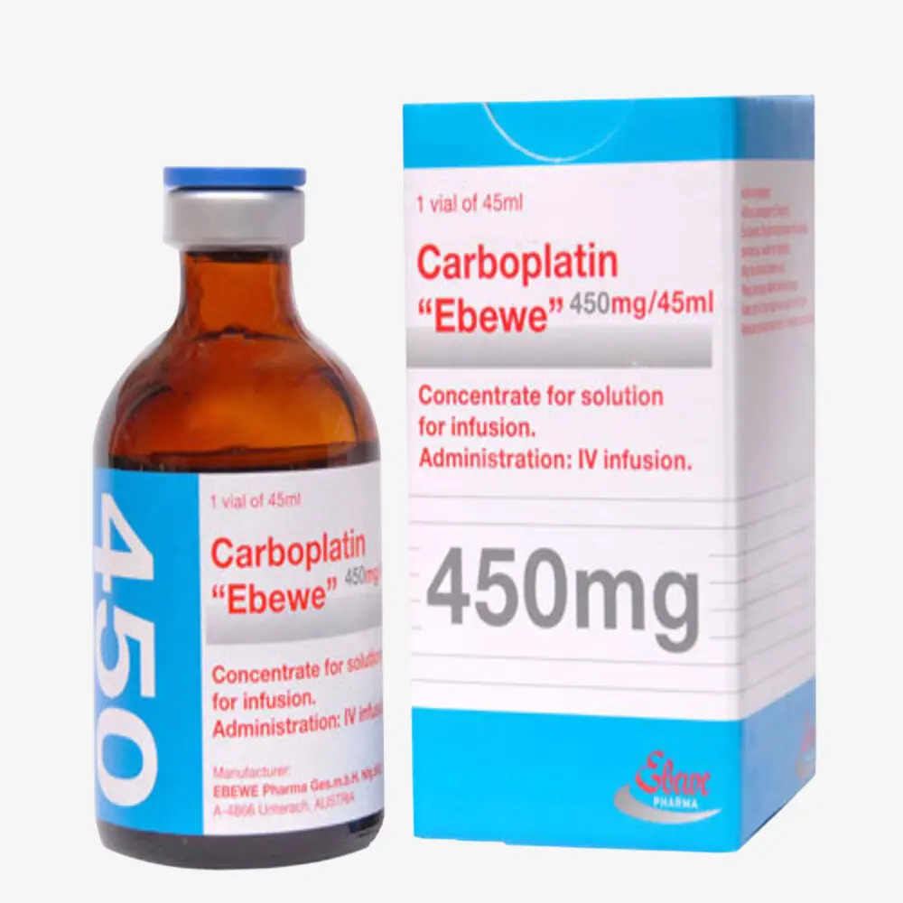 Carboplatin ebewe 450 mg Injection 450 mg