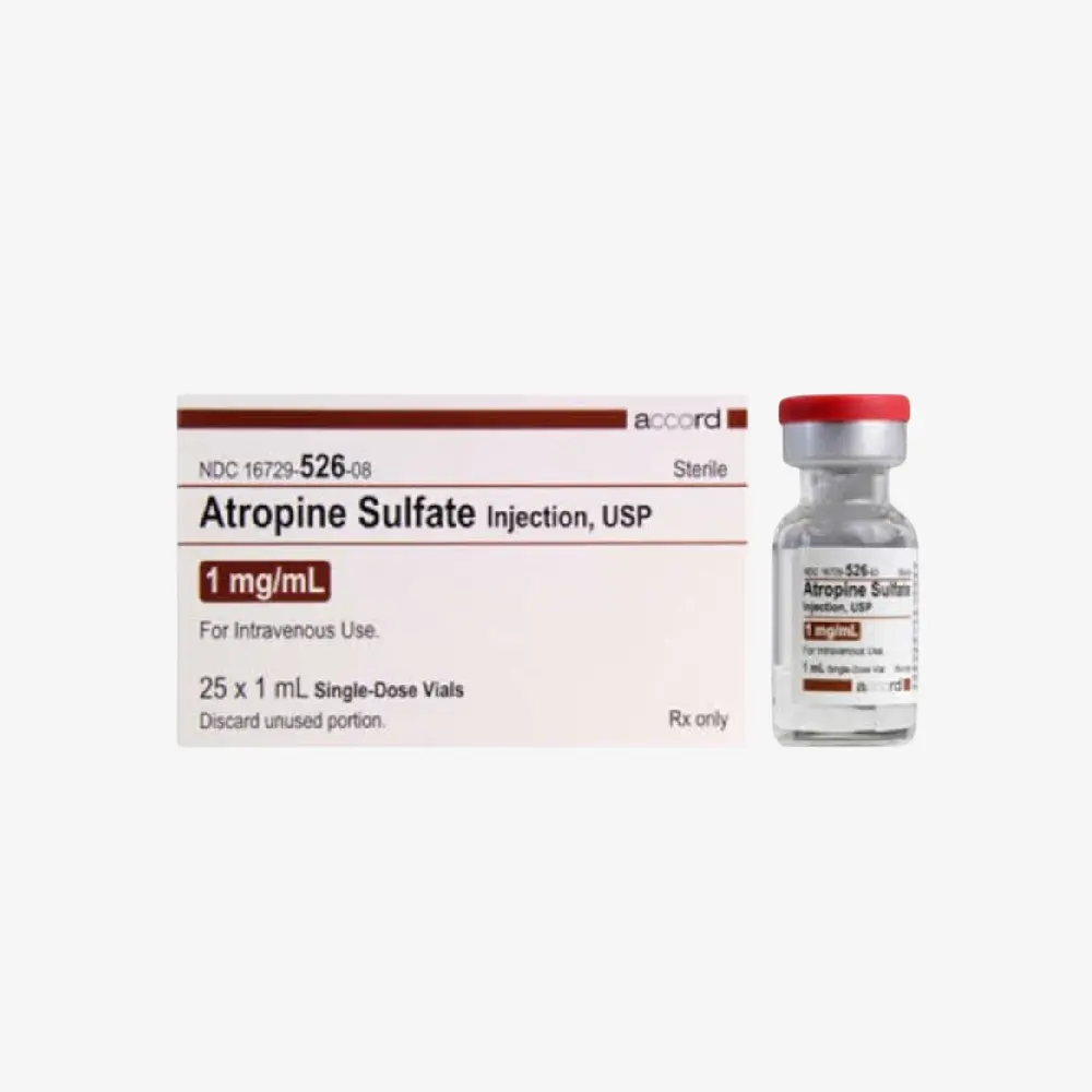 Atropine Sulfate ampoules 1 mg / 1 mL