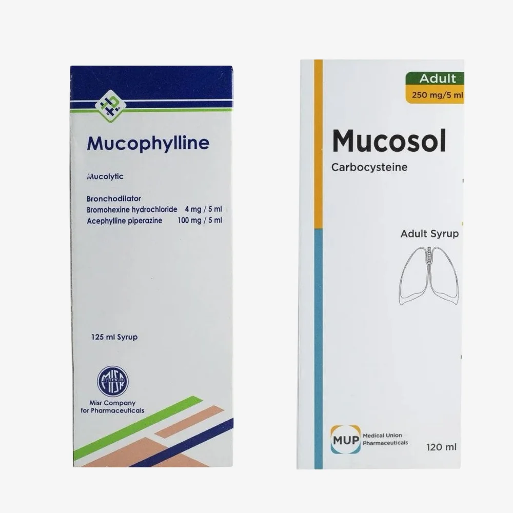 difference between mucophylline and mucosol for bronchodilator 