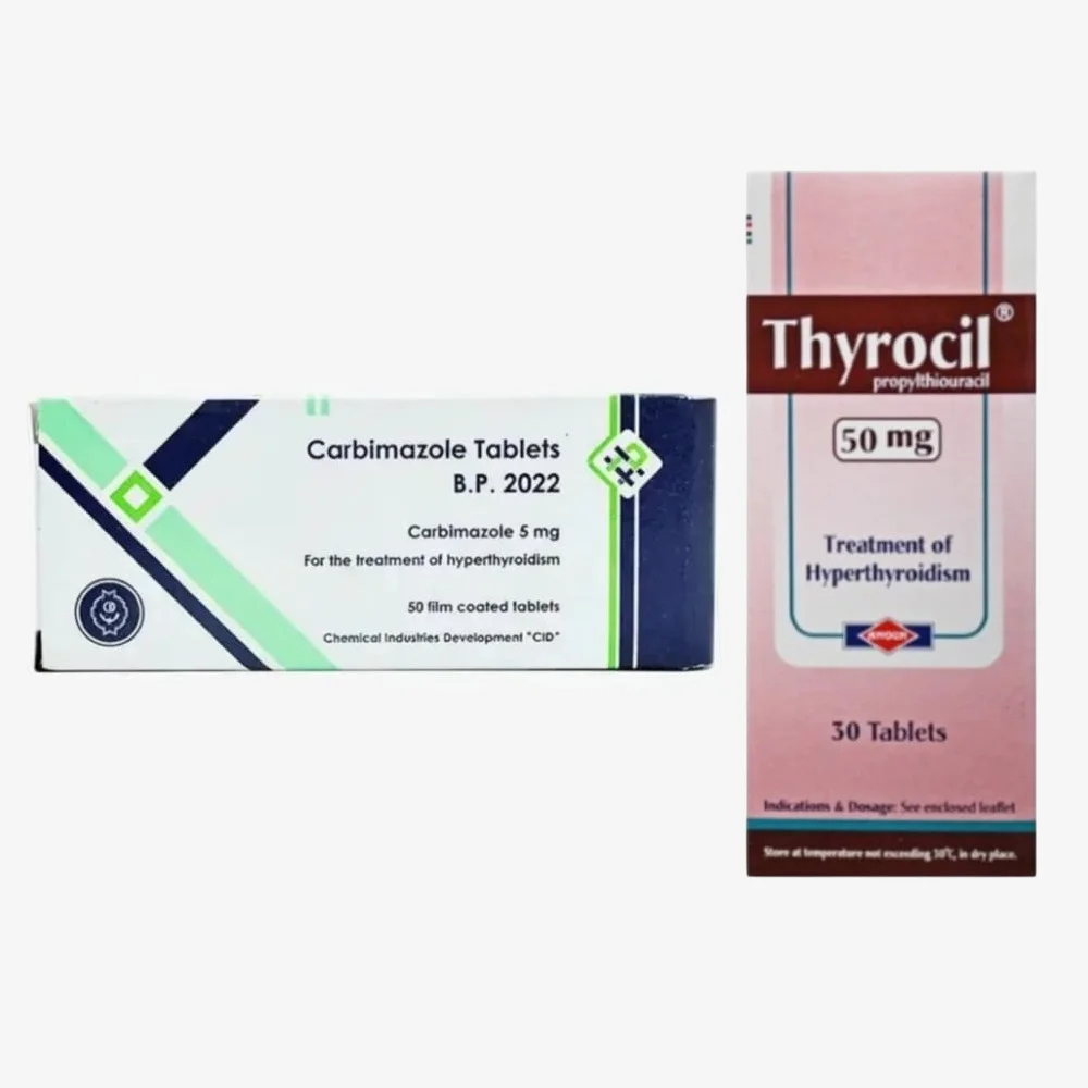 differences between carbimazole and thyrocil and their uses 