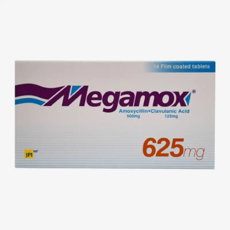 megamox for the treatment of bacterial infections 625mg