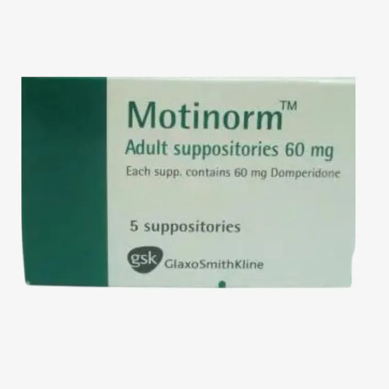 Motinorm 5mg supp 60mg