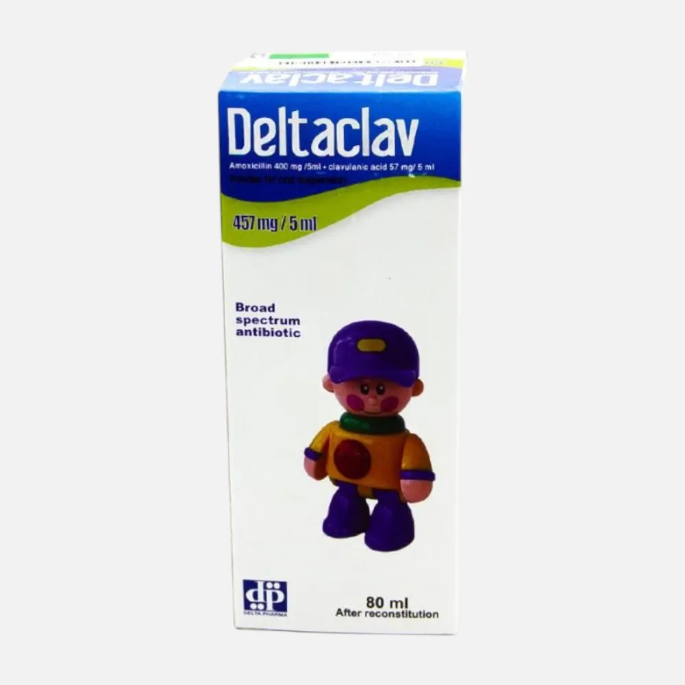 deltaclav 457mg/5ml pd. for oral susp. 80ml 457mg