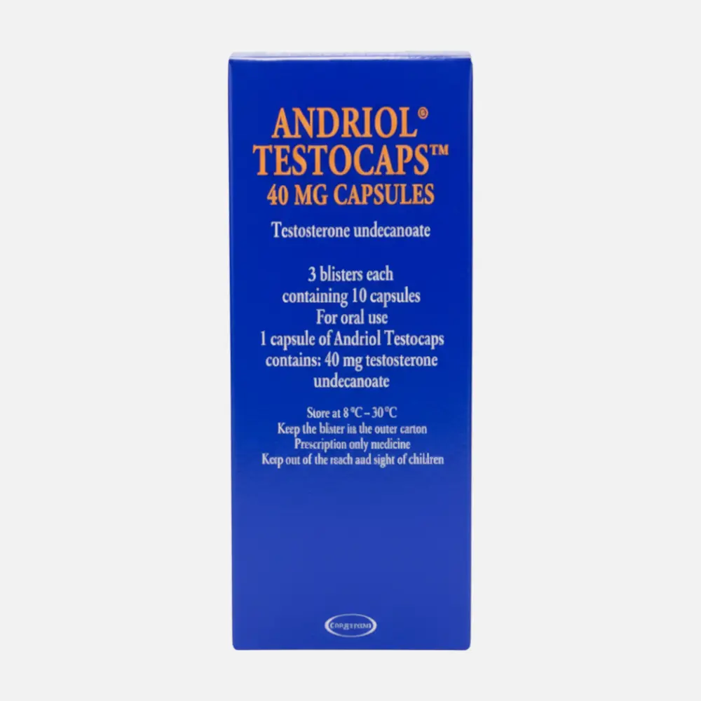 andriol 40mg 20 caps 40mg