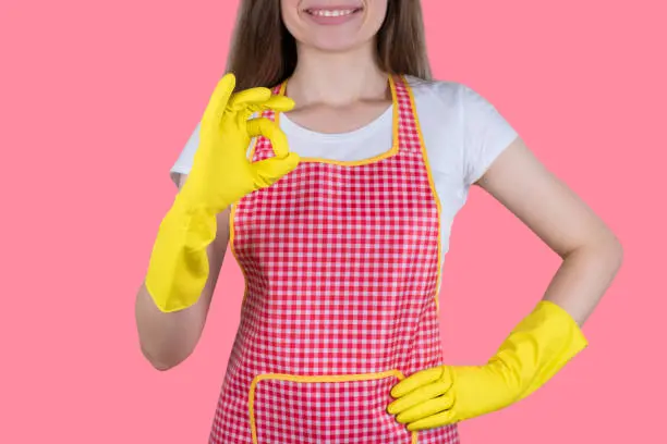 Use gloves while washing dishes