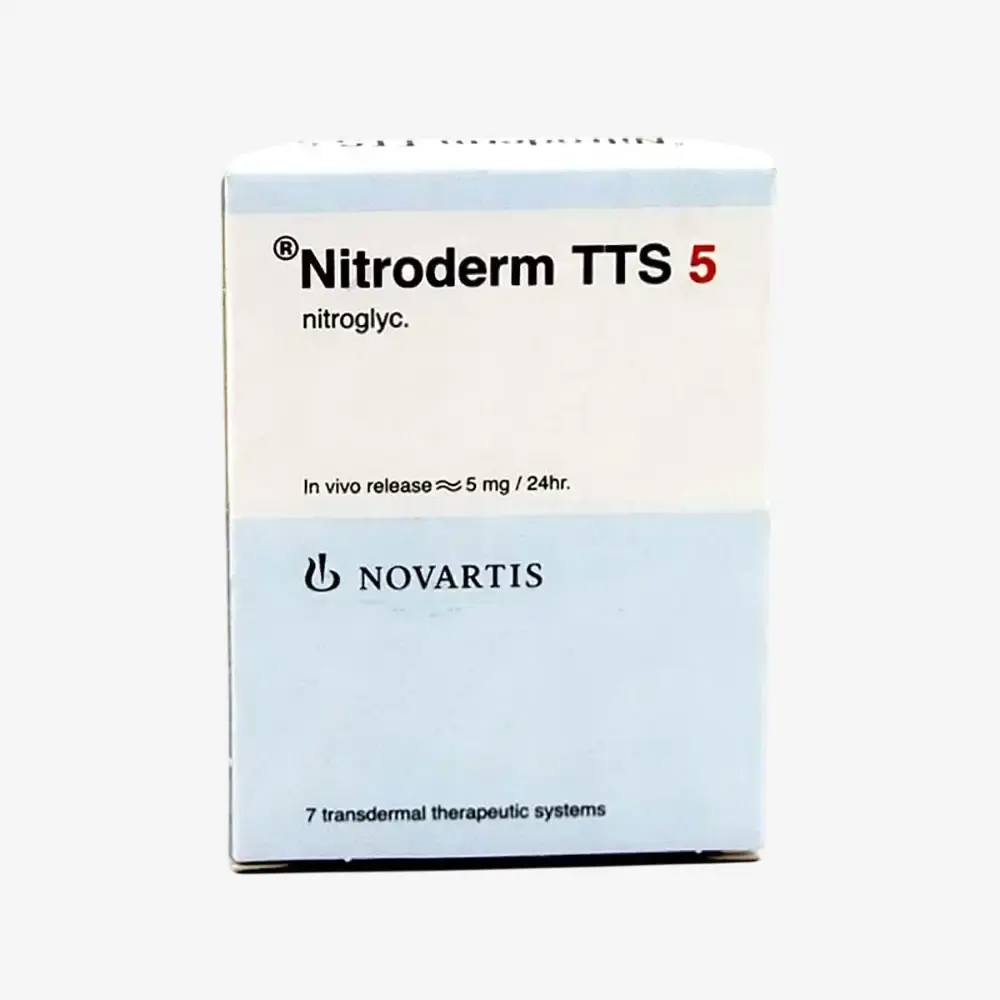 nitroderm tts 5 mg 7 patches - rosheta uae 5 mg