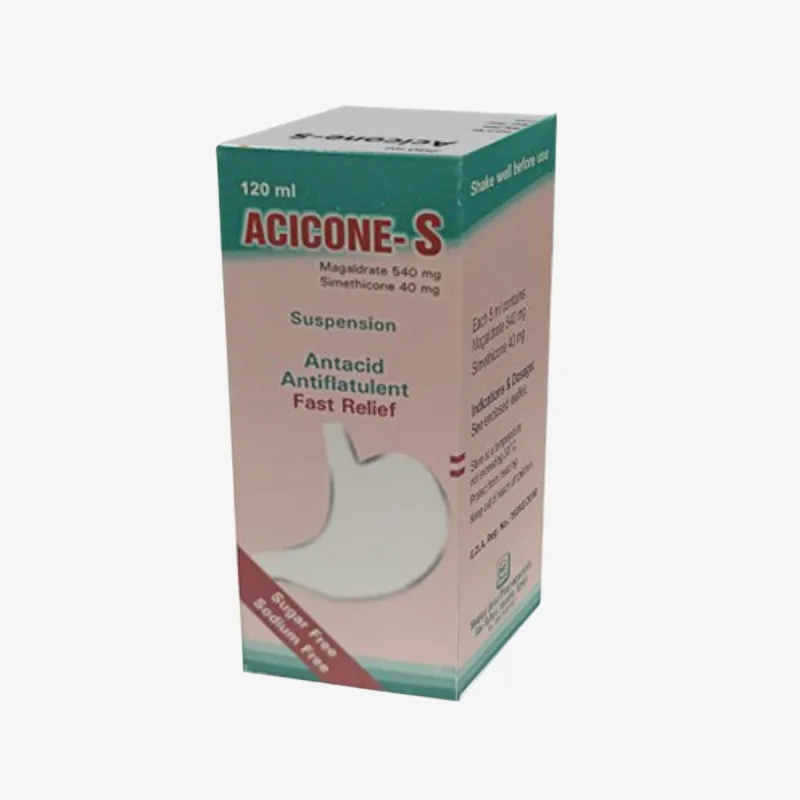 Acicone-S 200 ml syrup 540mg