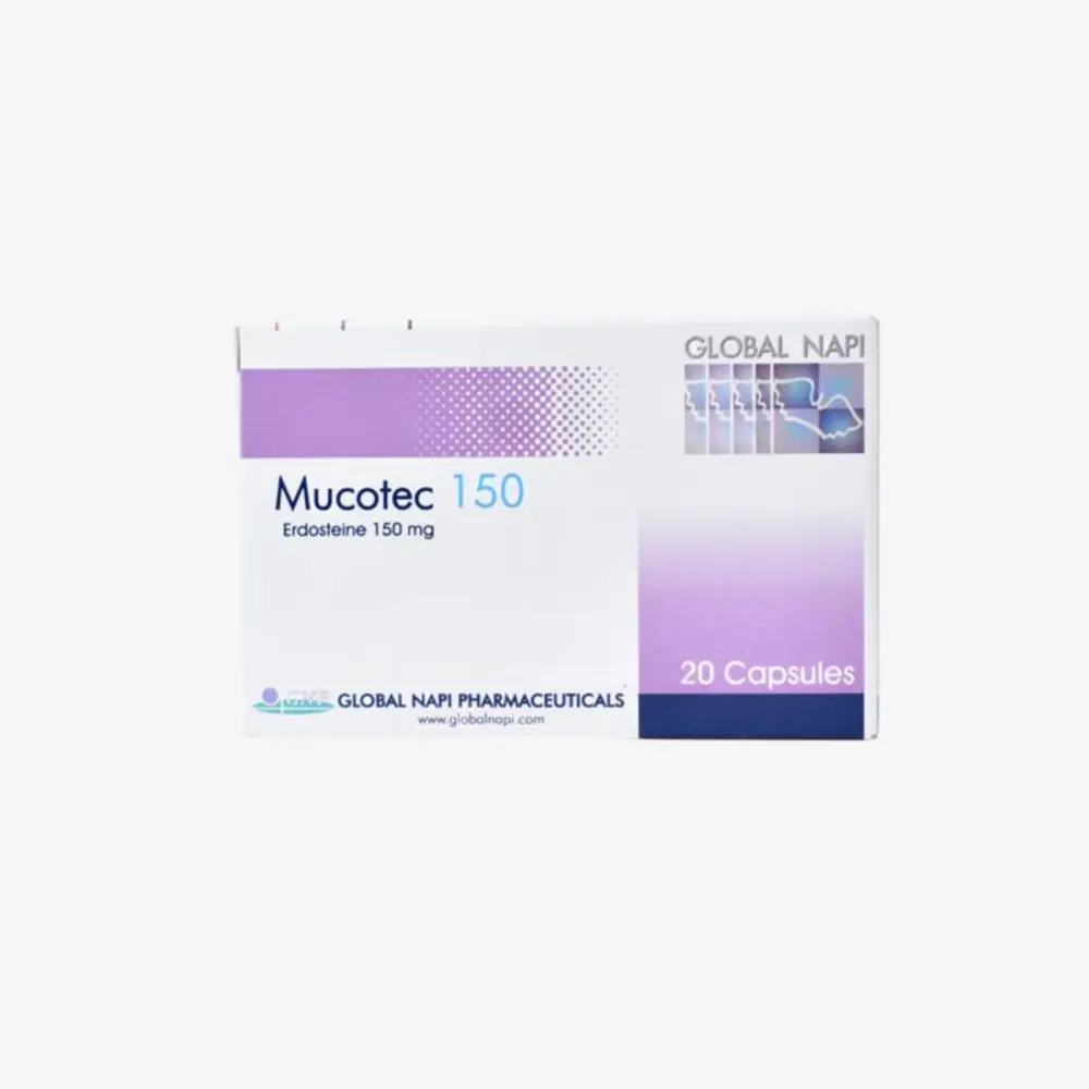 ميوكوتك 150 مليجرام 20 قرص 150mg