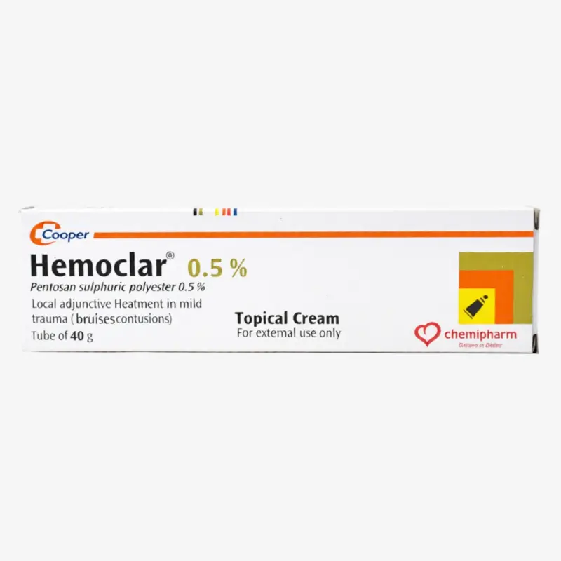 هيموكلار لعلاج التورم والكدمات 0.5%