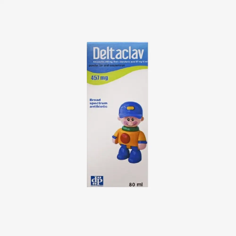 Deltaclav syrup 457 mg/5 mL 457 mg/5 mL