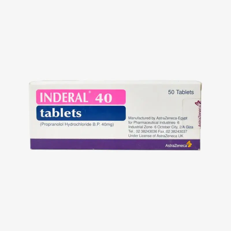 انديرال 40 مليجرام اقراص 50 قرص 40mg