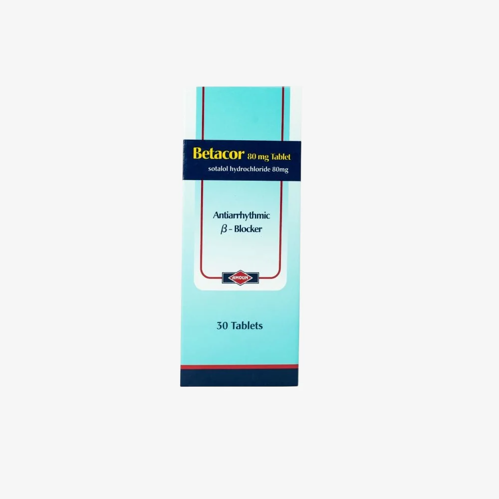 بيتاكور اقراص لعلاج اضطراب نظم القلب المختلفة 80 مليجرام