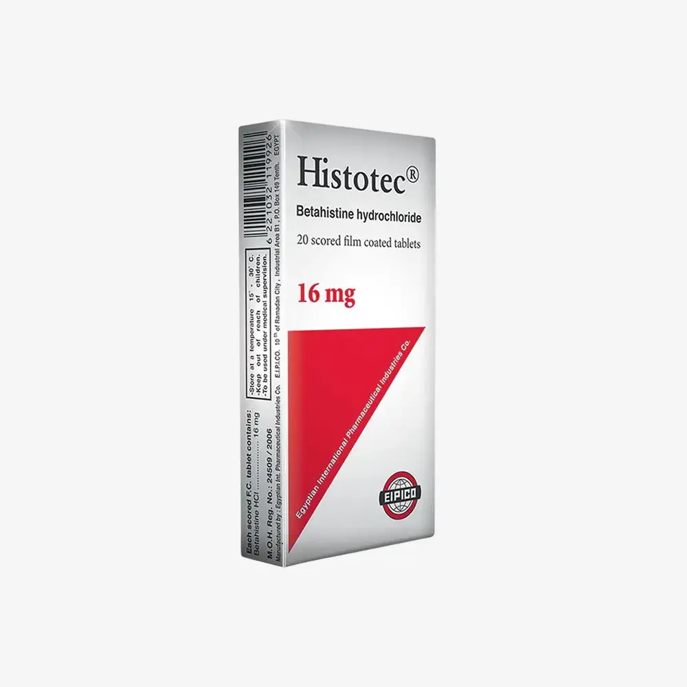 Histotec 16 mg 20 tablets 16mg