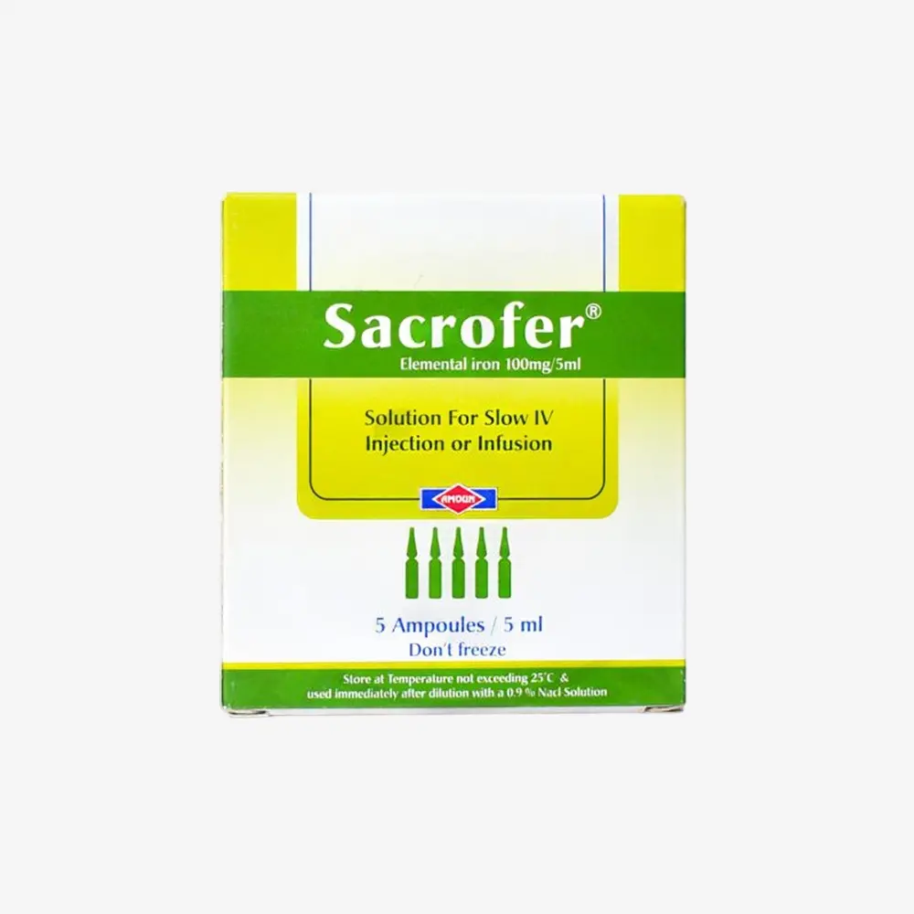 Sacrofer 100 mg ampoules- 100 mg