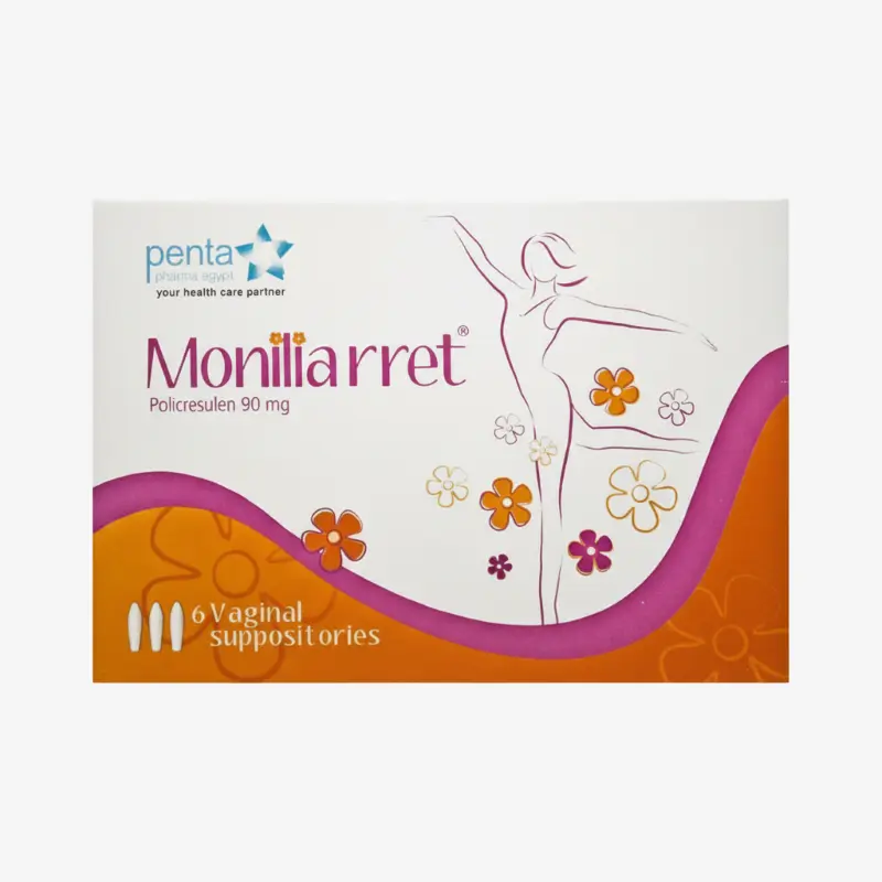 moniliarret 90 mg 6 vaginal supp 90 mg