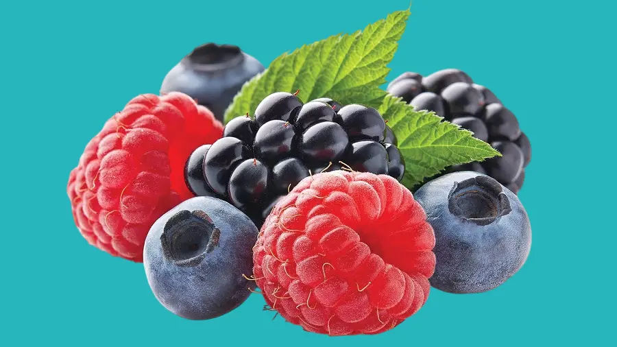 Berries for skin freshness