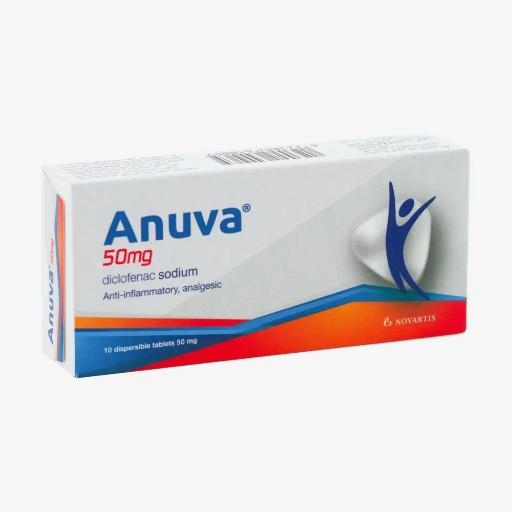 Anuva 50 mg 10 tablets 50mg