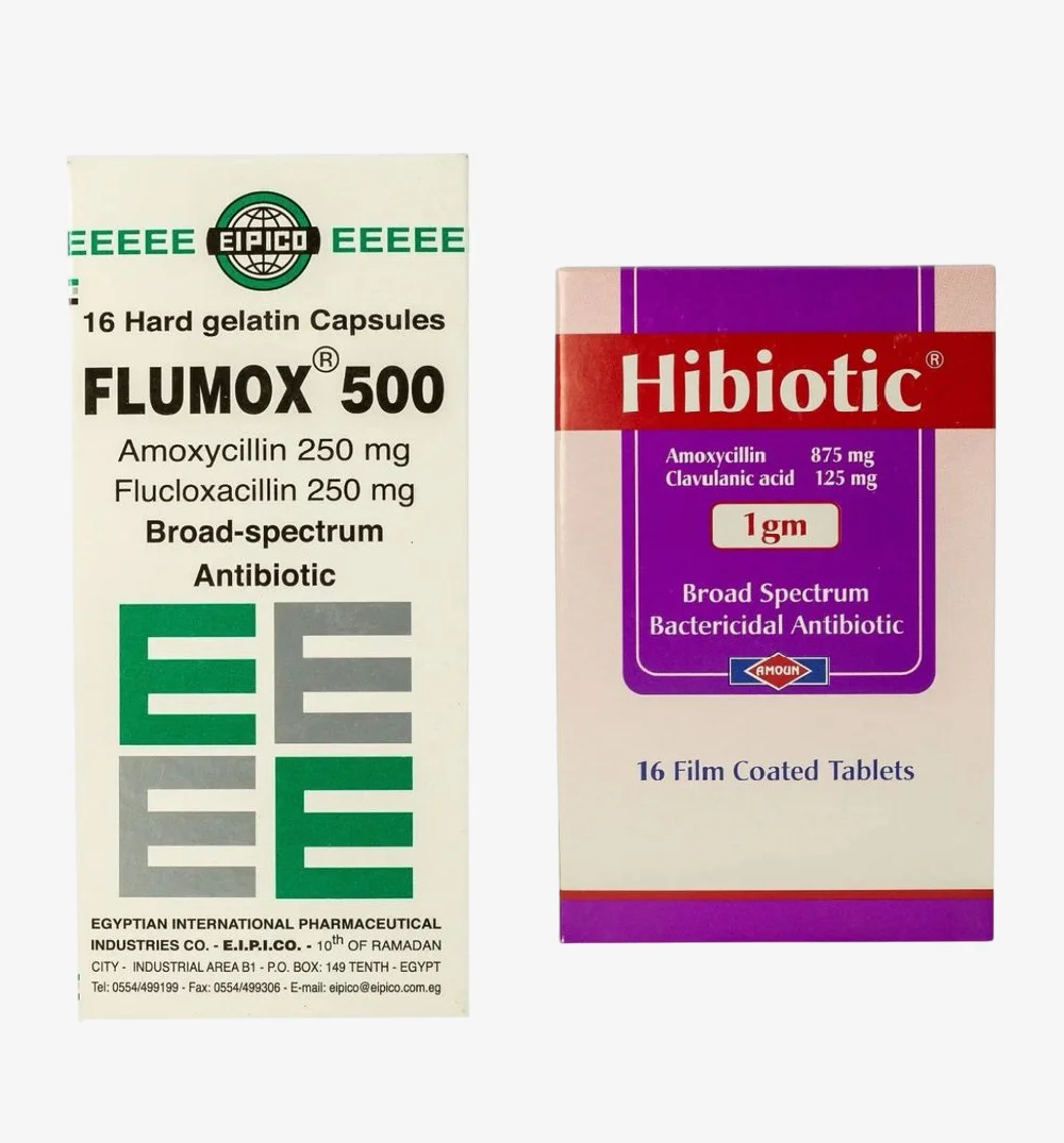 differences between hibiotic and flumox and their uses 