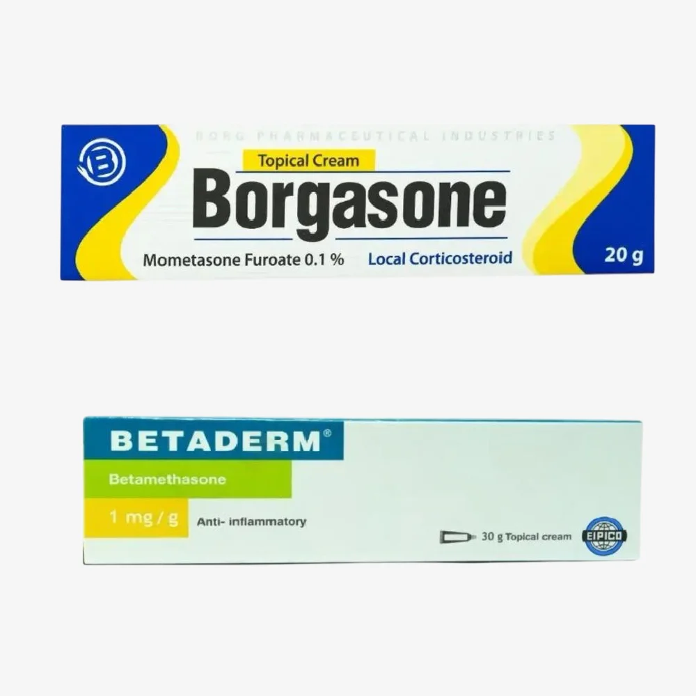 differences between borgasone and betaderm and the best for skin infections 