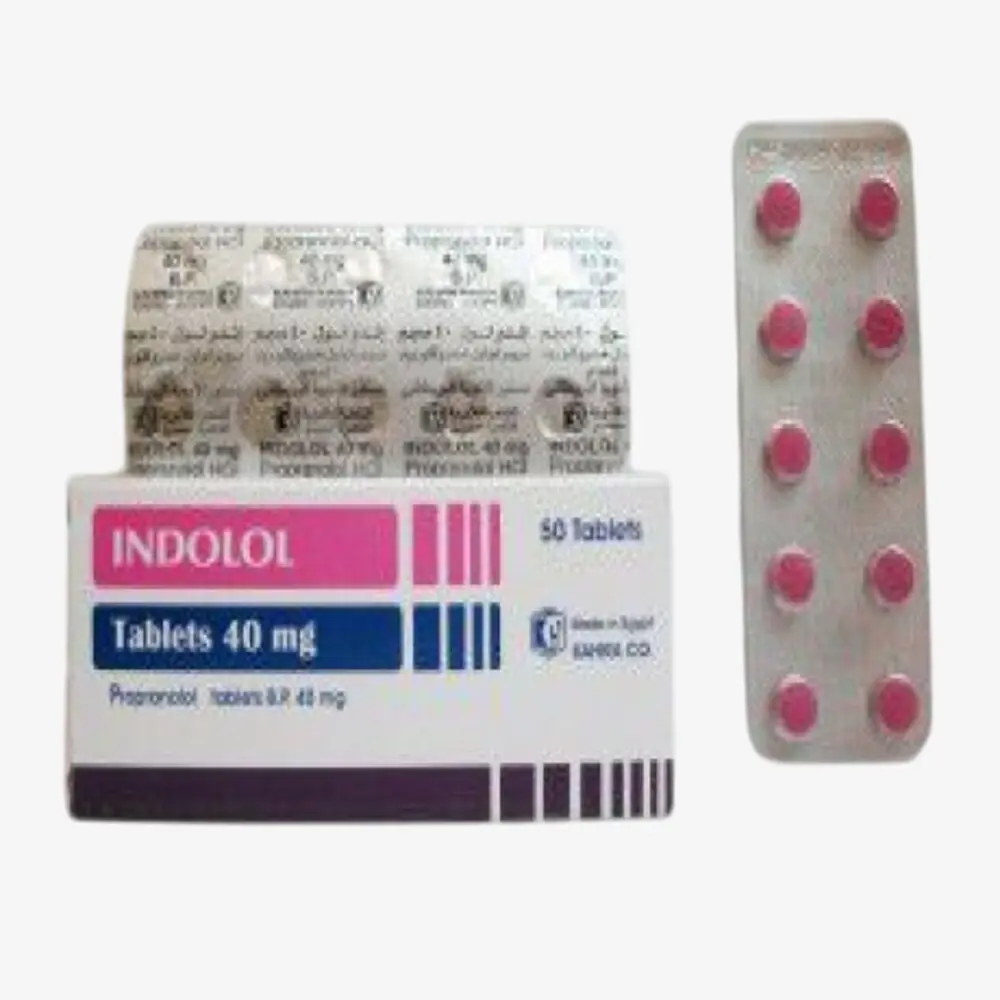 اندولول 40 مليجرام 50 قرص 40mg