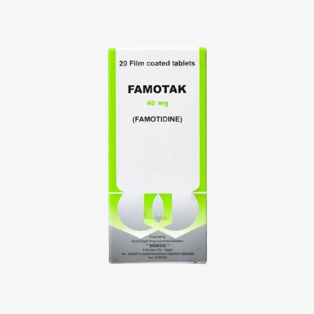 Famotak tablets 40 mg 40 mg