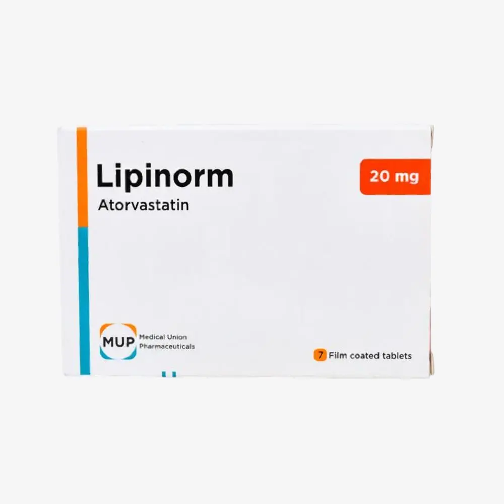 Lipinorm 20 mg 7 tablets 20mg