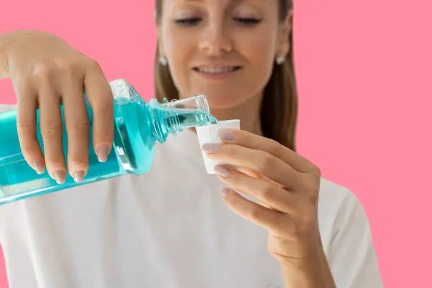 Nighttime dental care routine