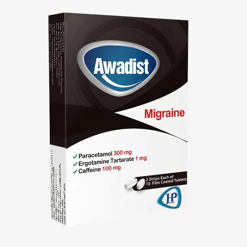 awadist migraine 20 tablets