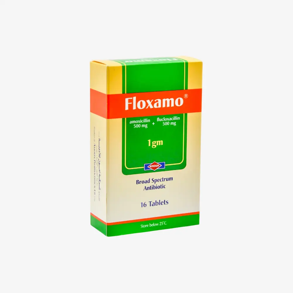 Floxamo 1 gram 16 tablets 500/500 mg